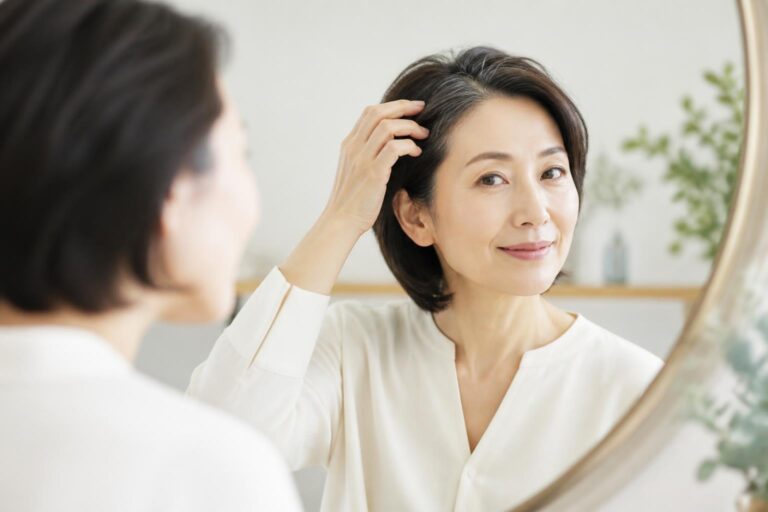 白髪のくせ毛をスタイリングする方法は？