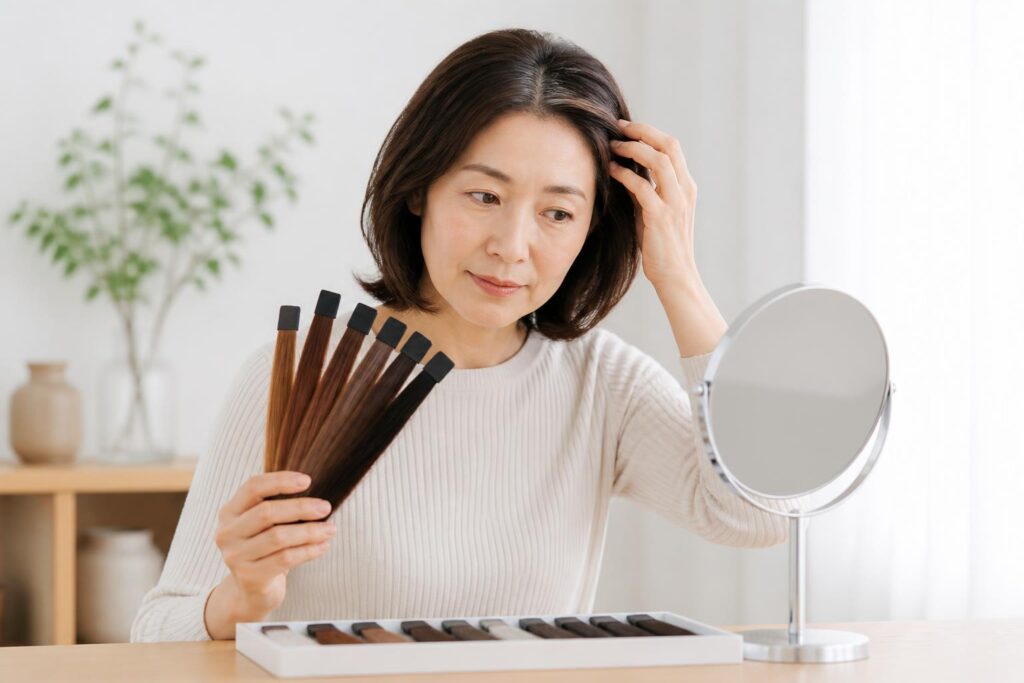 授乳中の白髪染めで注意すべき点は？